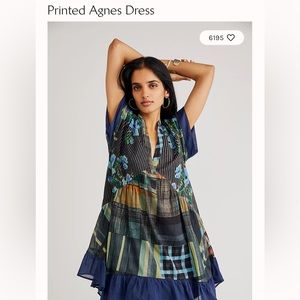 NWT Free People Printed Agnes dress